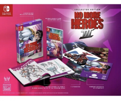 No More Heroes III 3 Collector's Edition Nintendo Switch Limited