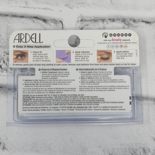 ARDELL Wispies 700 Strip Eye Lashes False Eyelashes Black Long Length - Picture 2 of 2