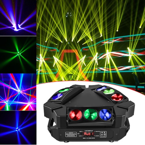 135W LED RGB Moving Head Stage Lighting DMX512 Spider Beam DJ Party Effect Light - Picture 1 of 13