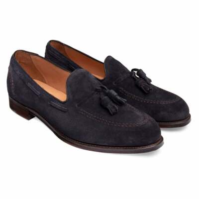 Cheaney Harry II Quaste Halbschuh aus Ozean Wildleder