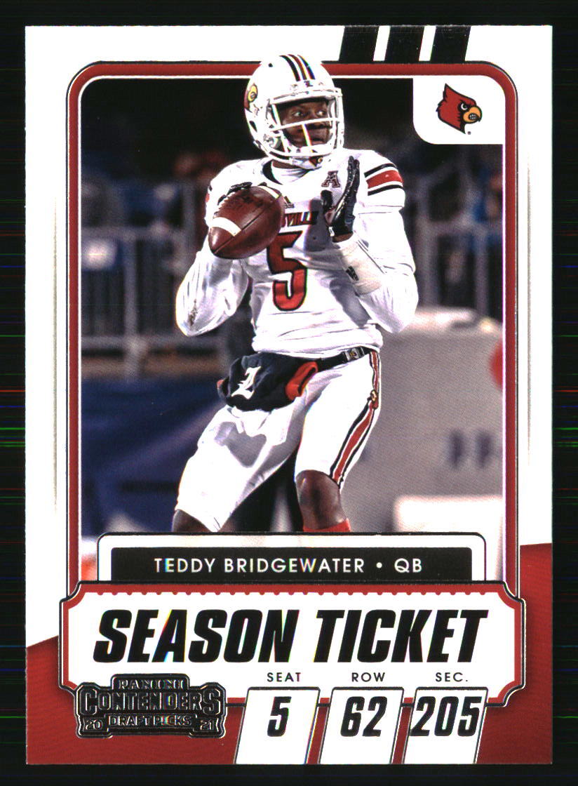 Teddy Bridgewater 2021 Panini Contenders Draft Picks #17 FOOTBALL Card