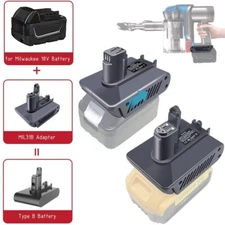 Battery Adapter for Dewalt to for Dyson Type A / B DC31 Animal Vacuum Cleaner