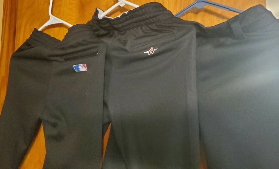 BASEBALL YOUTH Large BLACK 3 PANTS GOOD CONDITION - Image 3 of 4