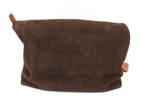 Bolso de Hombro Hobo de Gamuza Dooney & Bourke Plegable Marrón Chocolate (35) - Imagen 4 de 9