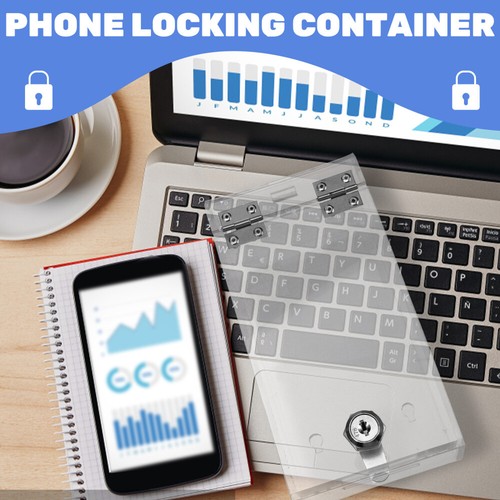 Electronic Phone Storage Locker Transparent Design For Emergency Calls - Afbeelding 5 van 12
