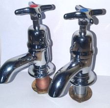 Pegler Performa Cross head   3/4 Bath Taps pair for low and high Pressure