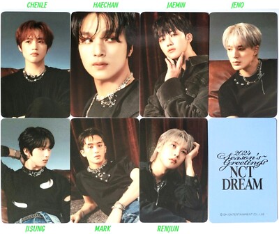 NCT 2024 シーグリ　ヘチャン　ロンジュン　マーク　ジェミン　トレカ NCT DREAM 2024 SEASONS GREETING PHOTOCARD ALADIN KTOWN SM
