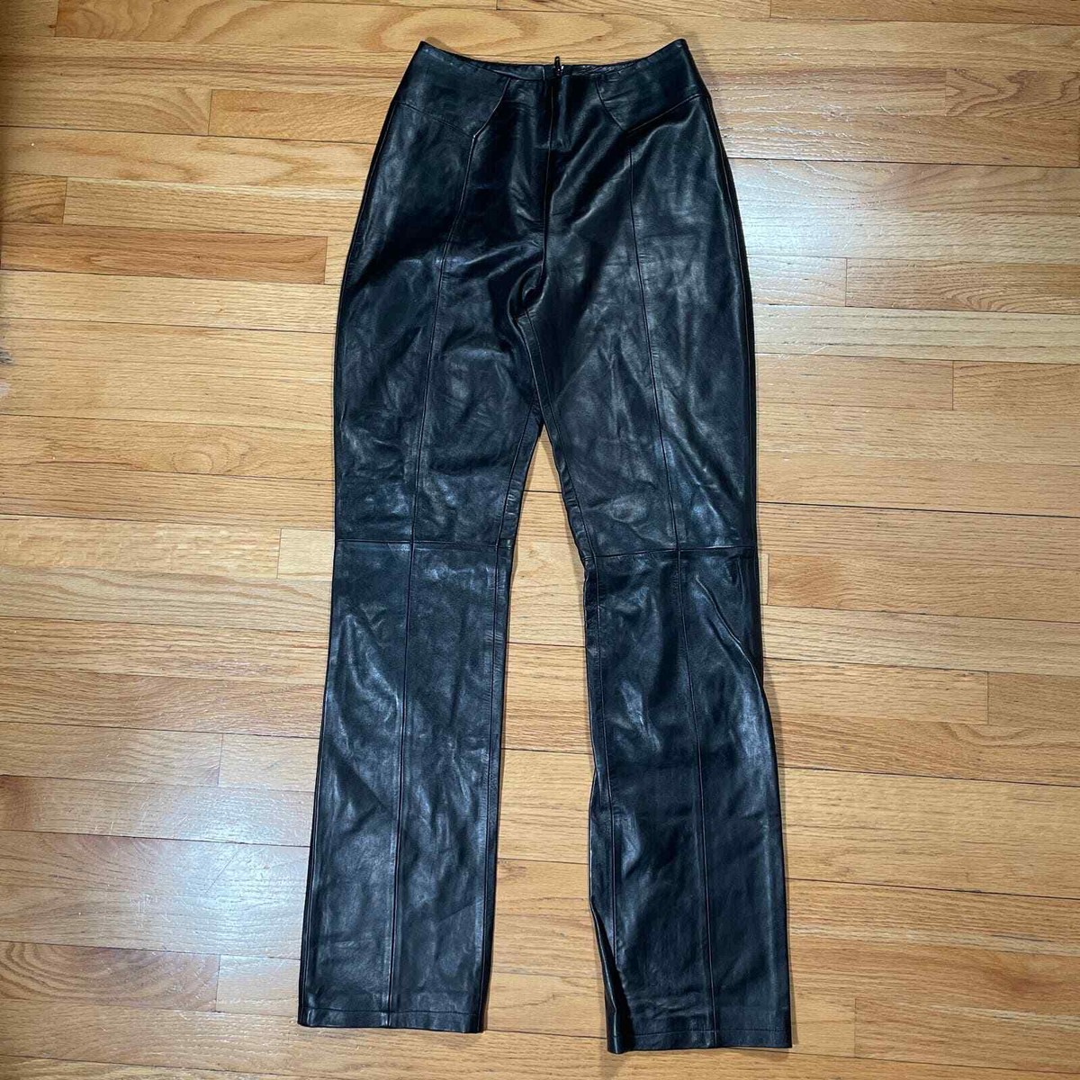Vintage Michael Hoban North Beach Leather Calfskin Leather Pants
