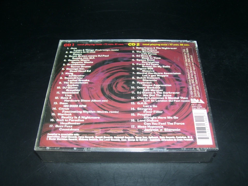 Rave the City V 5 * RARE 2 CD Holland Hardcore / Gabber 1994 * - Bild 3 von 3