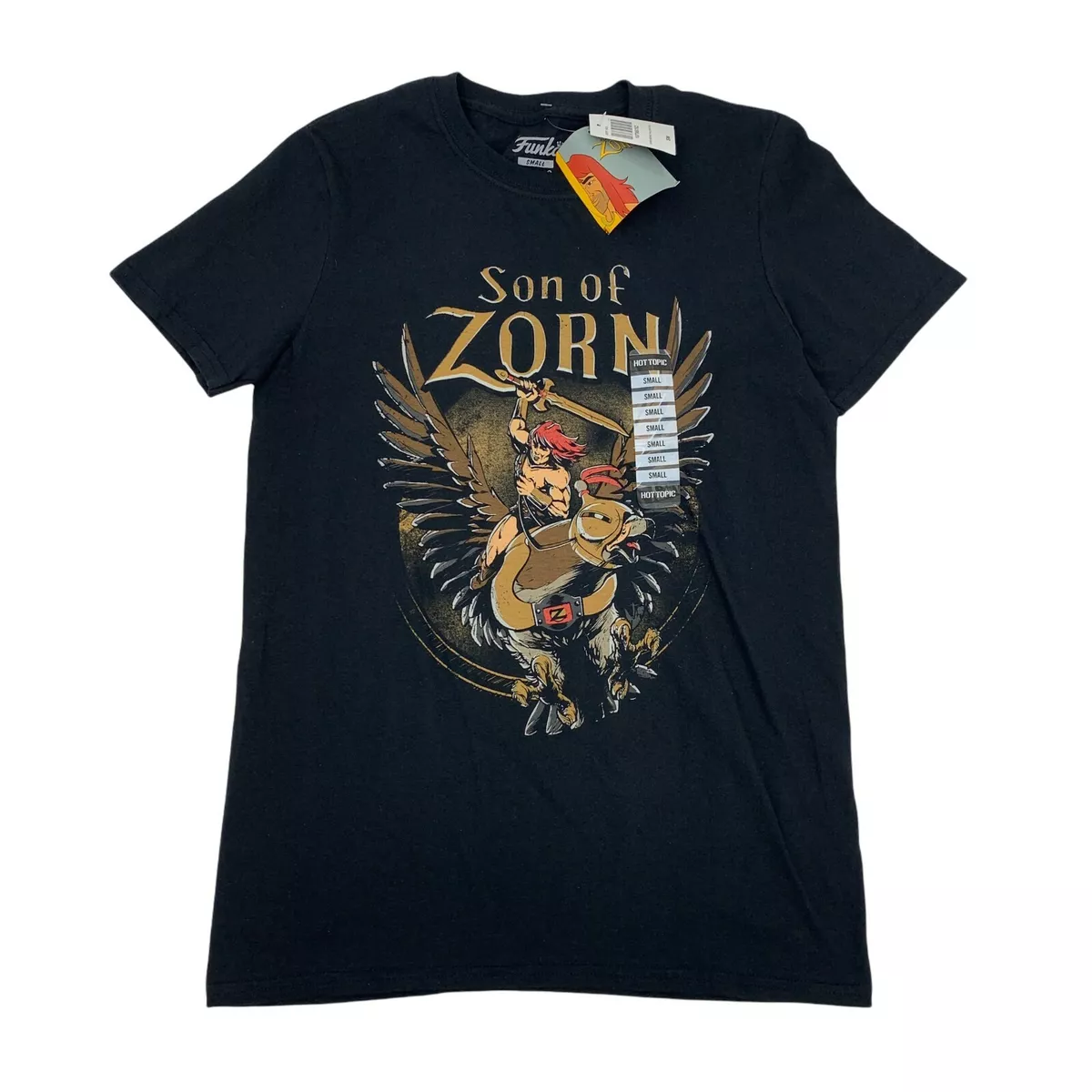 Son Of Zorn Funko T-Shirt Men's Size S Black Short Sleeve