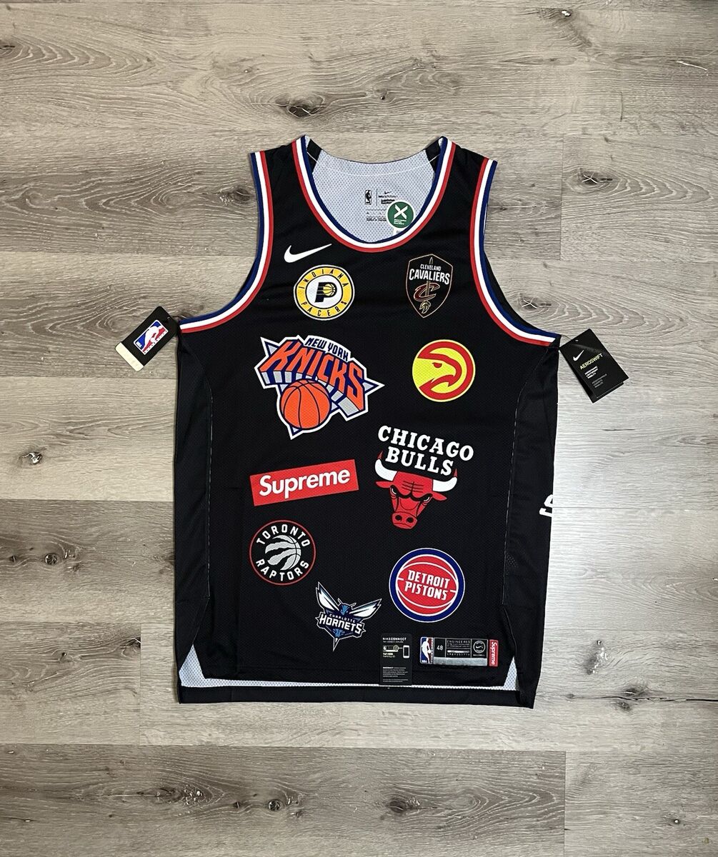 Nike Supreme NBA Basketball Jersey Authentic Aop AQ4228-010 Nike Supreme NBA Basketball Jersey Authentic Aop AQ4228-010
