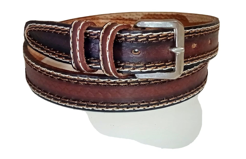 Cinturon Hombre Cuero argentino hecho a mano - Imagen 3 de 4