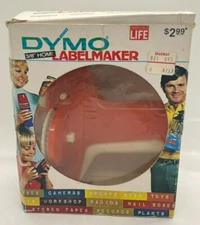 Vintage 1971 Dymo Label Maker w/ Box 