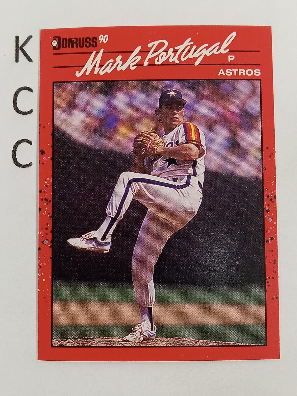 1990 Donruss Baseball Houston Astros #542 Mark Portugal