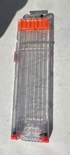 Nerf N-Strike Elite 18 Dart Clear Magazine Clip Rapidstrike CS-18 Accessory VG..