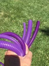 Split loom 1/4", 3/8" and 1/2" x  8' Each Tubing Purple Wire & Hose Cover,  24'