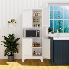 Cofar 69"H Kitchen Pantry Cabinet,Metal Storage Cabinet for Kitchen,Dining Room