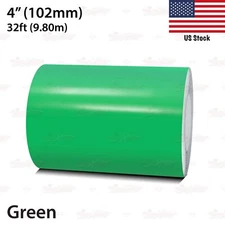 4" Roll Vinyl Pinstriping Pin Stripe Solid Line Tape Decal Sticker 102mm GREEN