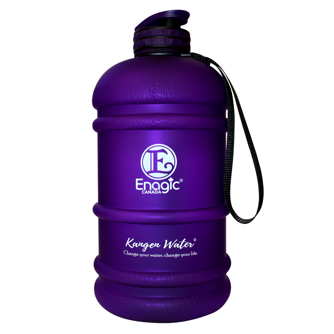 Enagic Kangen Leveluk Sports Water Bottle Half Gallon Silk Screened
