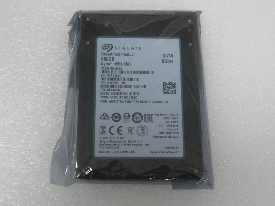 960GB Seagate Nytro 1551 SSD 2.5" SATA 6Gb/s (XA960ME10063)