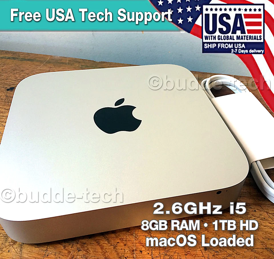 Apple Mac Mini Apple Desktop 2014-2018 Model 1TB 8GB RAM 2.6GHz A1347 BIG SUR OS - Image 2 of 4