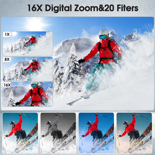 4K Digital Camera Photography Camera 48MP Autofocu Webcam Vlog Video Recorder Co - Picture 3 of 12