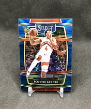 2021-22 Select Scottie Barnes SILVER PRIZM RETAIL BLUE STOCK SP Rookie Card #74