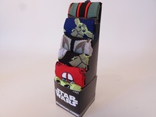 Star Wars 6 Pair CREW SOCKS Men Size 8-12 Bioworld NEW