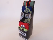 Star Wars 6 Pair CREW SOCKS Men Size 8-12 Bioworld NEW 