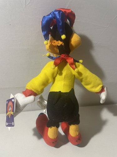 LOONEY TUNES Jester Daffy Duck 30cm plush soft toy BRAND NEW - Picture 2 of 2