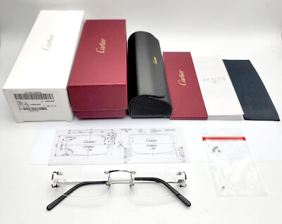 NEW! Cartier Big C Piccadilly Silver Glasses | eBay NEW! Cartier Big C Piccadilly Silver Glasses | eBay