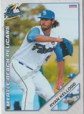 2019 Myrtle Beach Pelicans Ryan Kellogg RC Rookie Cubs Savannah Bananas CAN