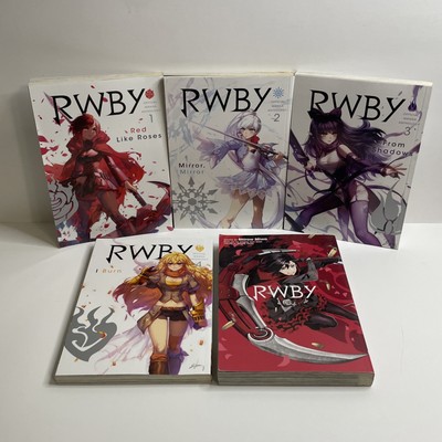 RWBY Official Manga Anthology Vol. 1-4 & Viz Signature Lot English Version Comic