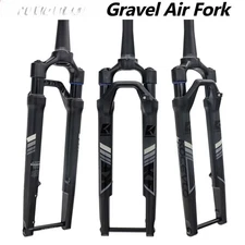 700C Gravel Bike Suspension Front Fork Off-Road Damping Air Pressure Forks