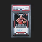 Bub Carrington 2024 Panini Prizm RC Sensational Signature PSA 10