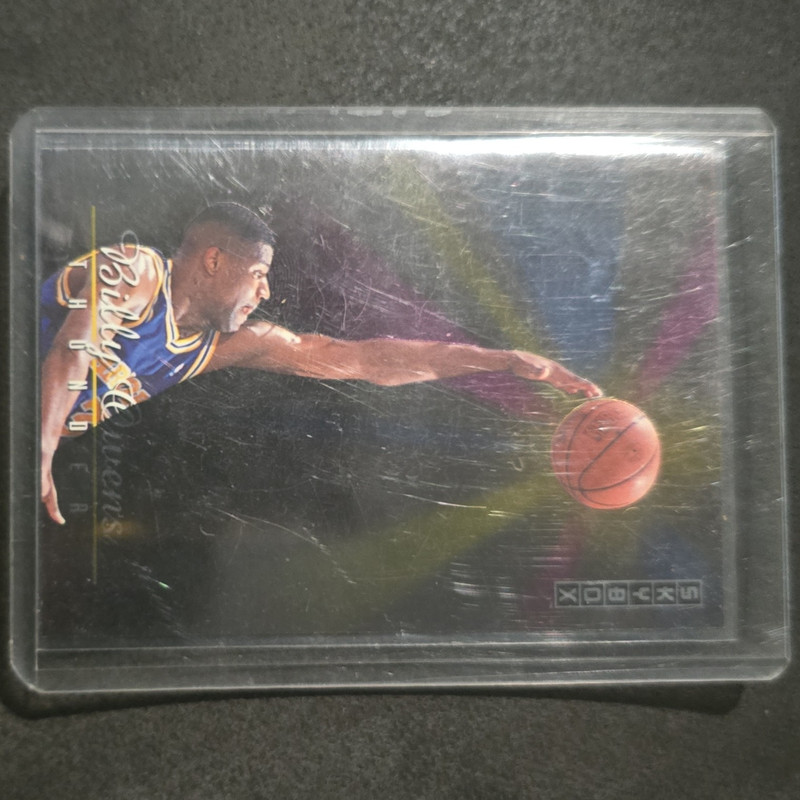 SkyBox Lightning 1993 Tim Hardaway Billy Owens 2-Card Lot NBA Insert #61