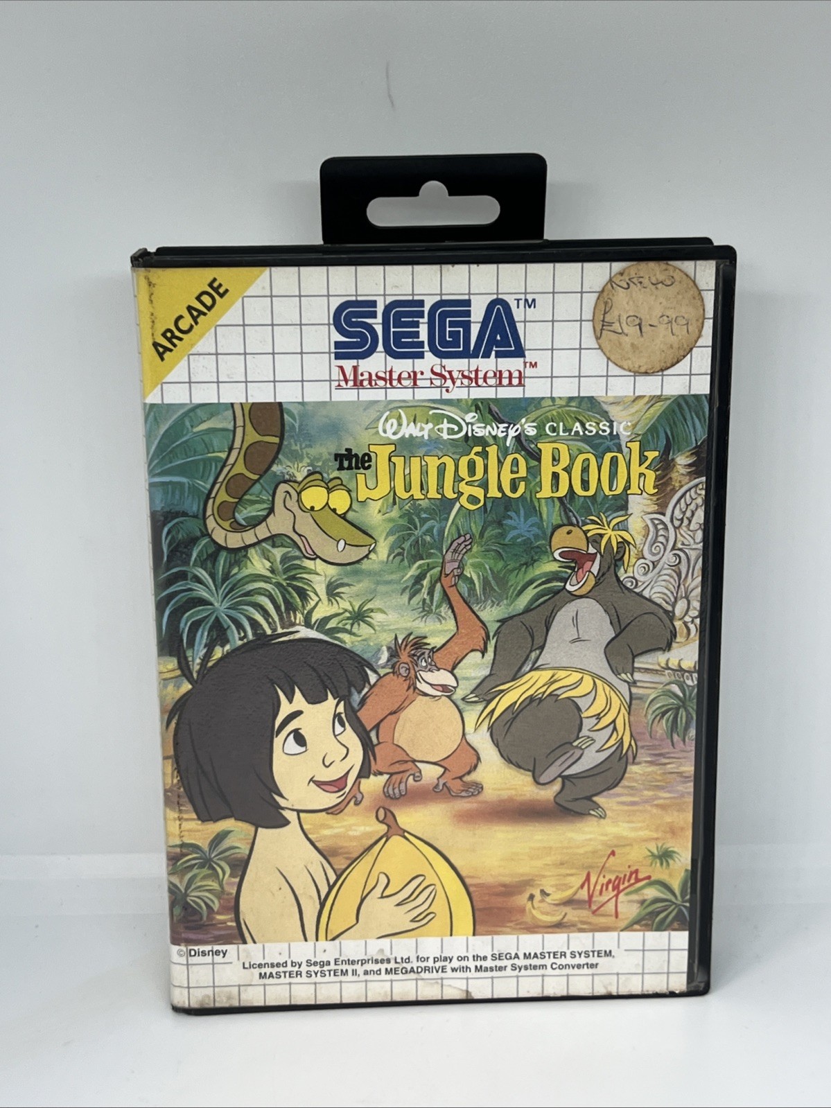 THE JUNGLE BOOK SEGA MASTER SYSTEM PAL GAME COMPLETE WITH MANUAL