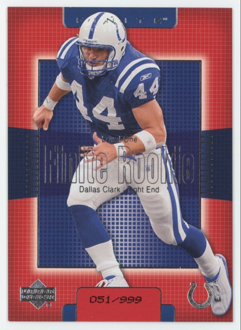 Dallas Clark Upper Deck Finite #232 Base