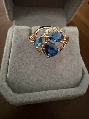 585 RG Rotgold plattiert Walzgold Ring UK Größe Q USA Größe 8 Durchmesser 18 mm