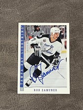 1993-94 Score Rob Zamuner #291 Lightning AUTO Signed Autograph!