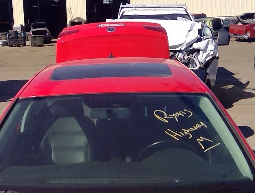 Parasol derecho pasajero Volkswagen Jetta 16 17 18 11-2015 en gris con iluminación Foto 3 de 4