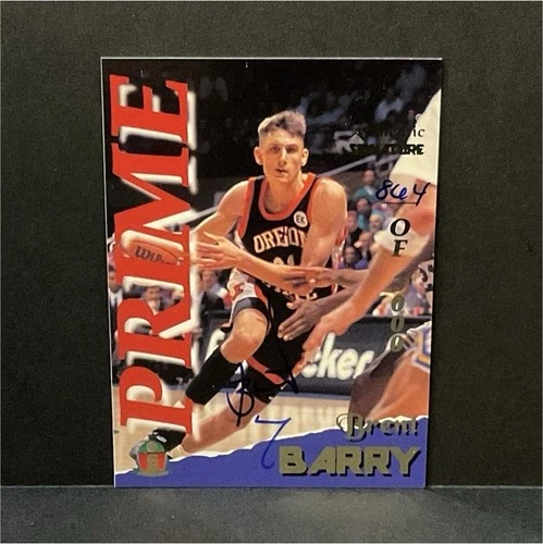 1995 Signature Rookies “Prime” Brent Barry  #03   Oregon State   Auto #864/3,000
