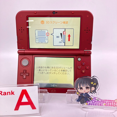 Nintendo new 3DS LL XL Metallic Red Console Only Region Japanese