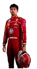 2025 Red Ferrari F1 Racing Suit | Charles Leclerc | US IMPORT TAX PAID CHRISTMAS