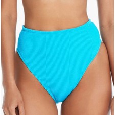 Bleu Rod Beattie Pucker Up High Leg Hipster Waist Bikini Bottom Size 6