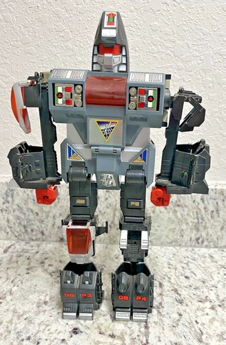 Vintage GOBOTS Power Warrior Grungy (Renegade) Bandai 1985 Mostly Complete