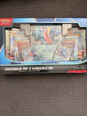Pokemon Greninja EX & Kingdra EX Special Collection Box   Brand New / Sealed