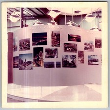 Vtg B&W Snapshot Display Wall Pictures Enjoy Visiting Living Working Apr 1968