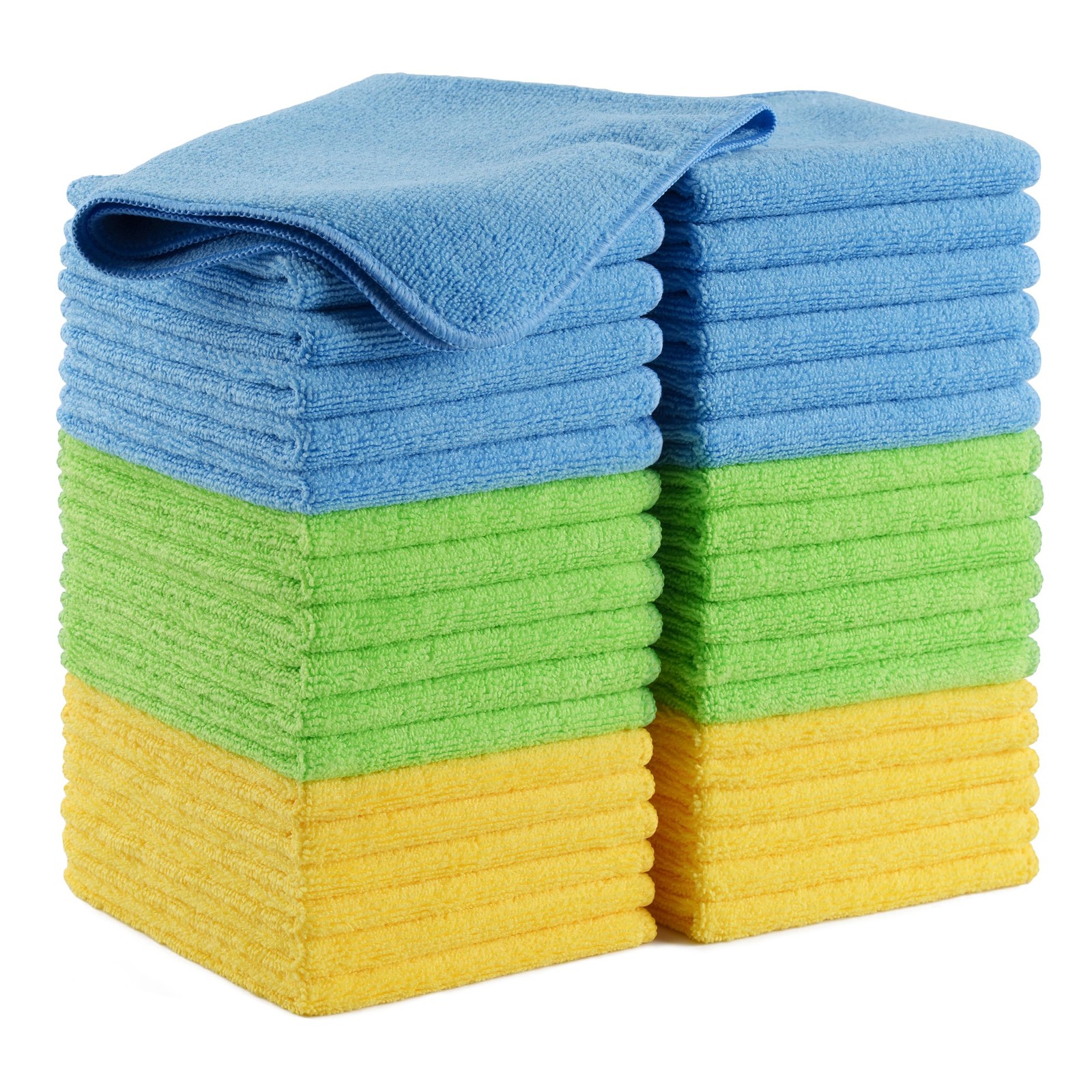 Multipurpose Microfiber Cleaning Cloth, 12x16 in, 36 Pack | eBay