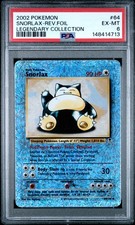 2002 POKEMON LEGENDARY COLLECTION #64 SNORLAX-REVERSE FOIL PSA 6 on eBay